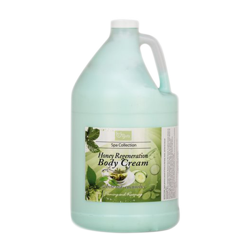 BeBeauty Spa Collection,Honey Regeneration BodyCream, WhiteTea n Cucumber,1Gallon,3784.4ml KK0511